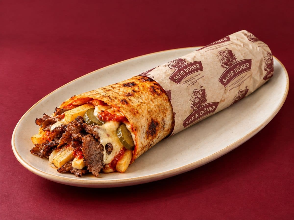Kaşarlı Et Döner Dürüm