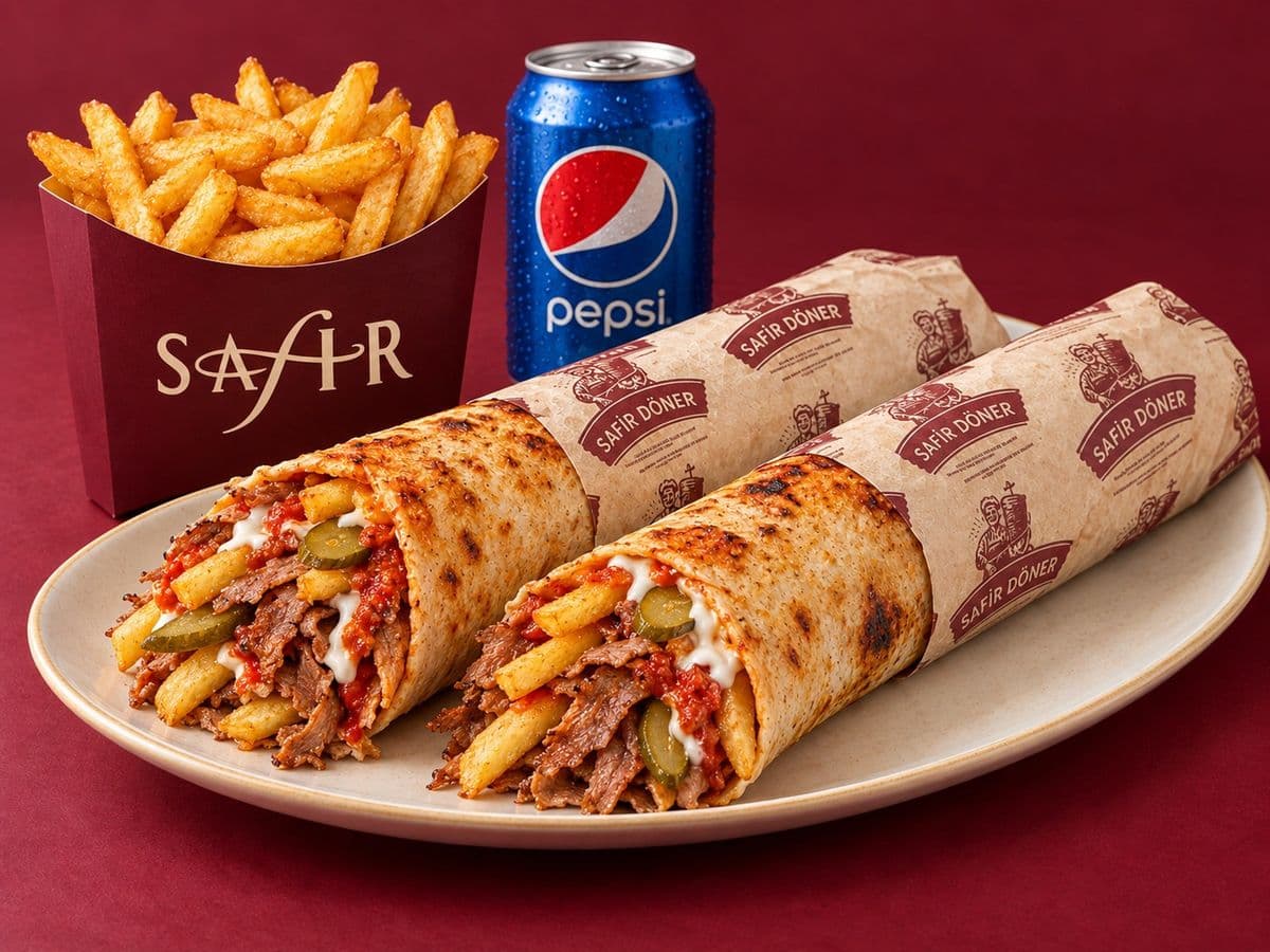 Mega Et Döner Dürüm Menü