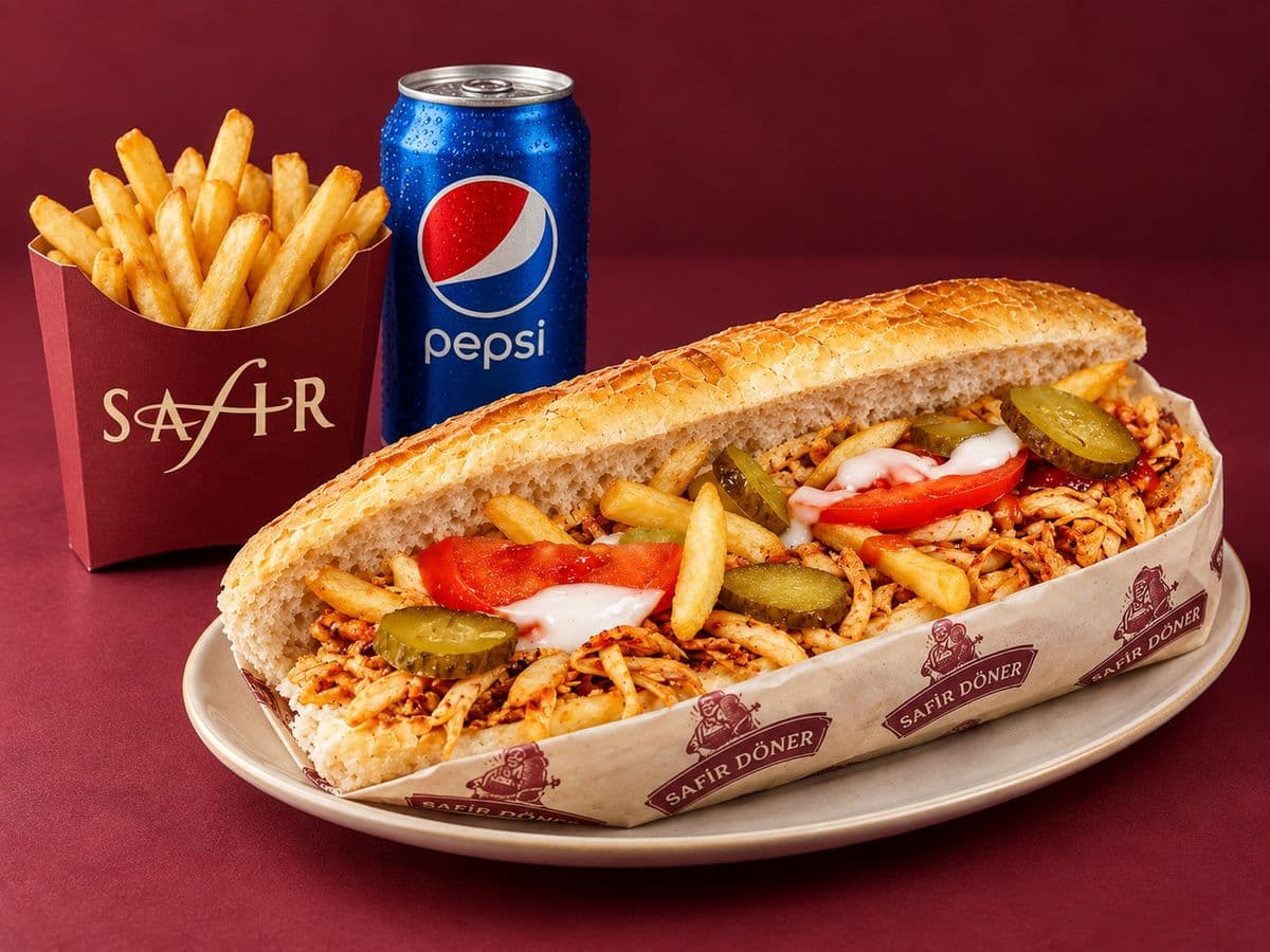 Ekmek Arası Tavuk Döner Menü
